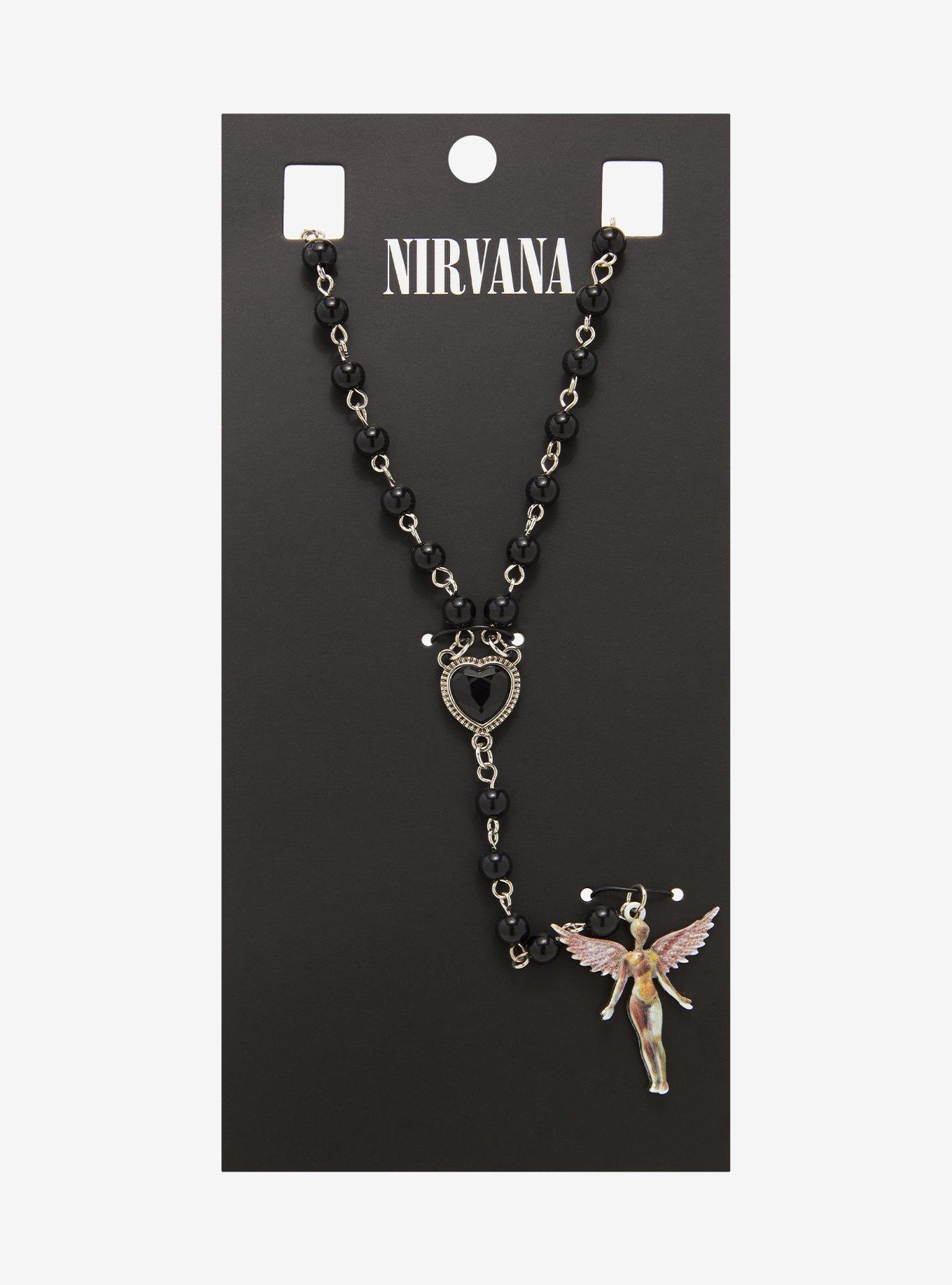 Nirvana In Utero Angel Rosary Necklace, , hi-res