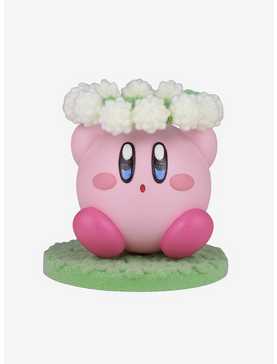 Banpresto Nintendo Kirby Fluffy Puffy Mine Play in the Flowers Kirby (Ver. B) Figure, , hi-res