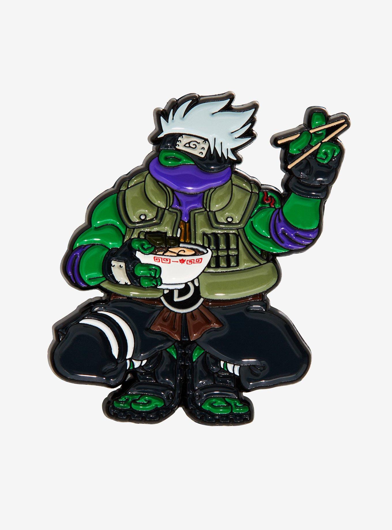 Teenage Mutant Ninja Turtles x Naruto Donatello as Kakashi Enamel