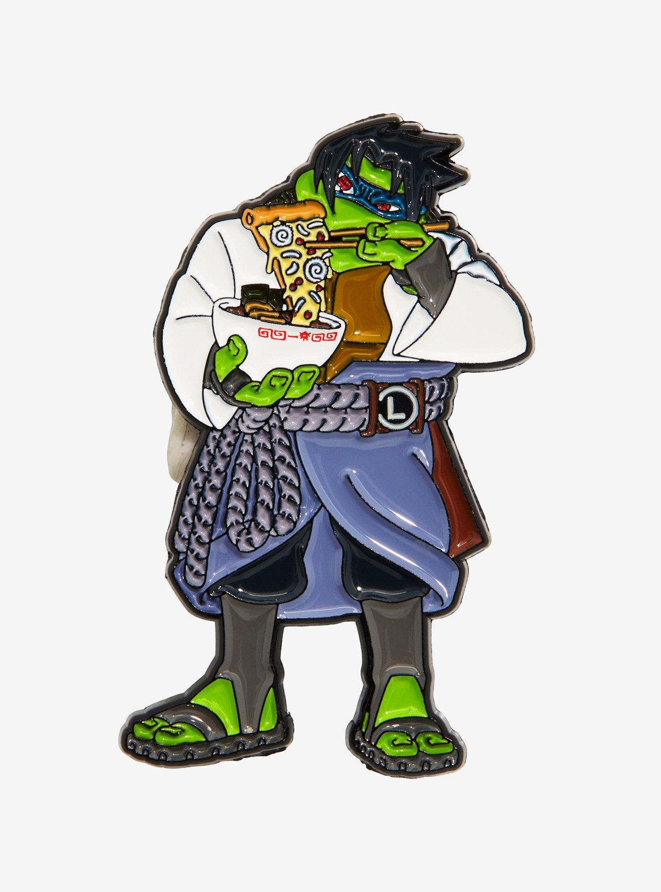 Teenage Mutant Ninja Turtles x Naruto Leonardo as Sasuke Enamel Pin - BoxLunch Exclusive, , hi-res