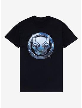 Marvel Black Panther Chrome Mask Logo T-Shirt - BoxLunch Exclusive , , hi-res