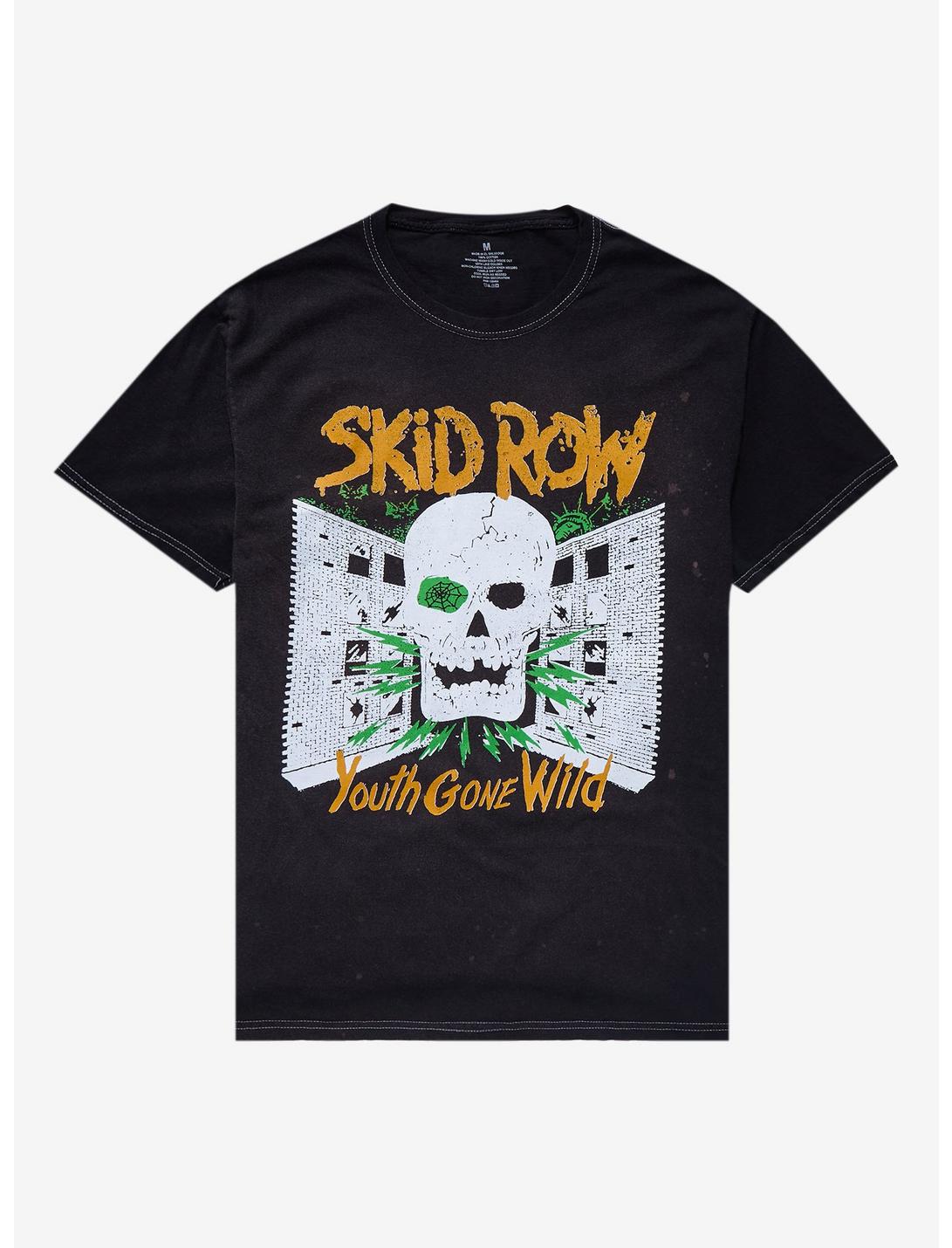 Skid Row Youth Gone Wild Skull T-Shirt, BLACK, hi-res