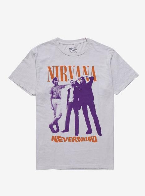 NIRVANA NEVERMIND Tシャツ　M size Nirvana Nevermind Album Band Photo Black T-Shirt Men's Size