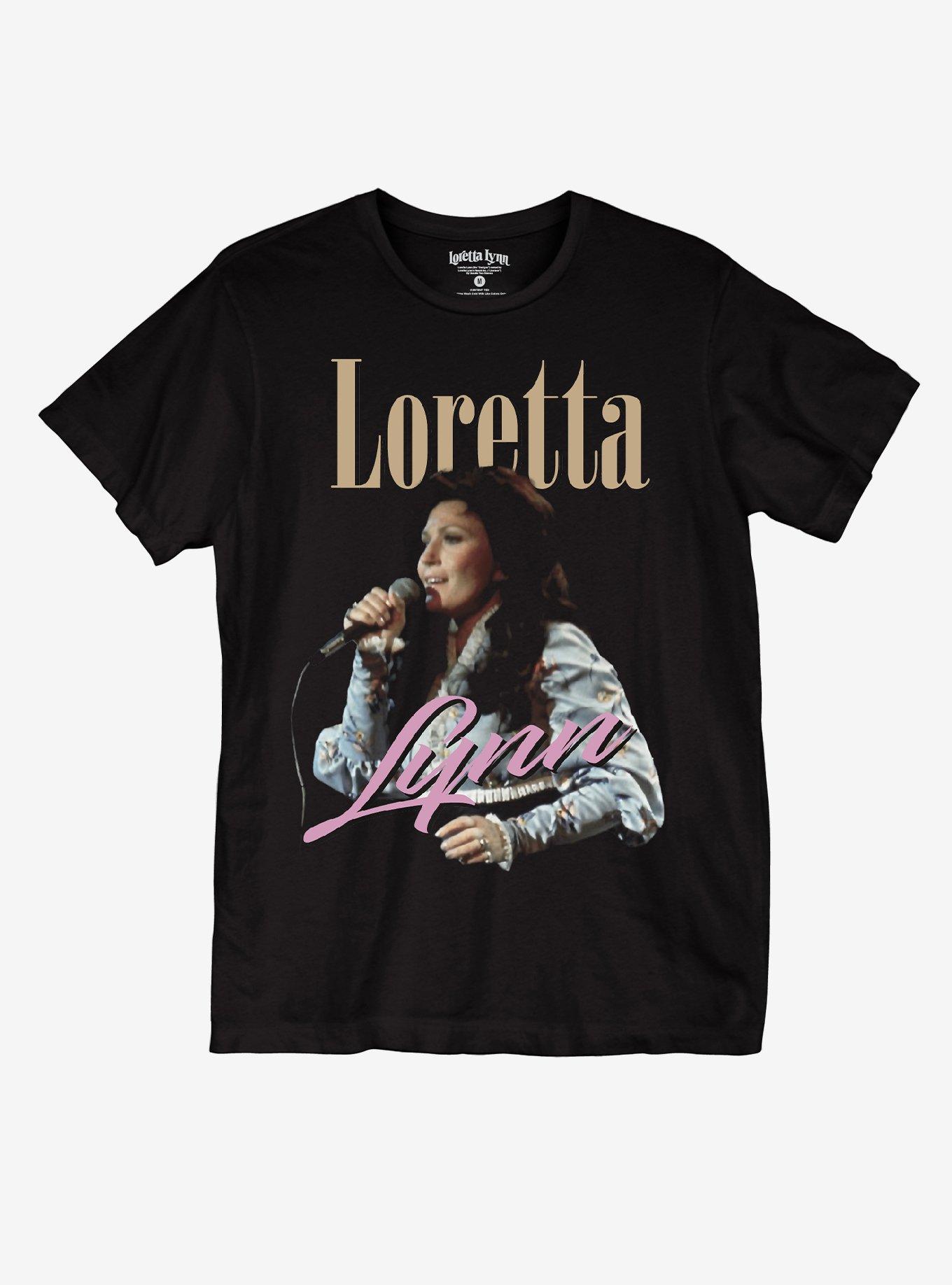 Loretta Lynn Portrait T-Shirt, BLACK, hi-res