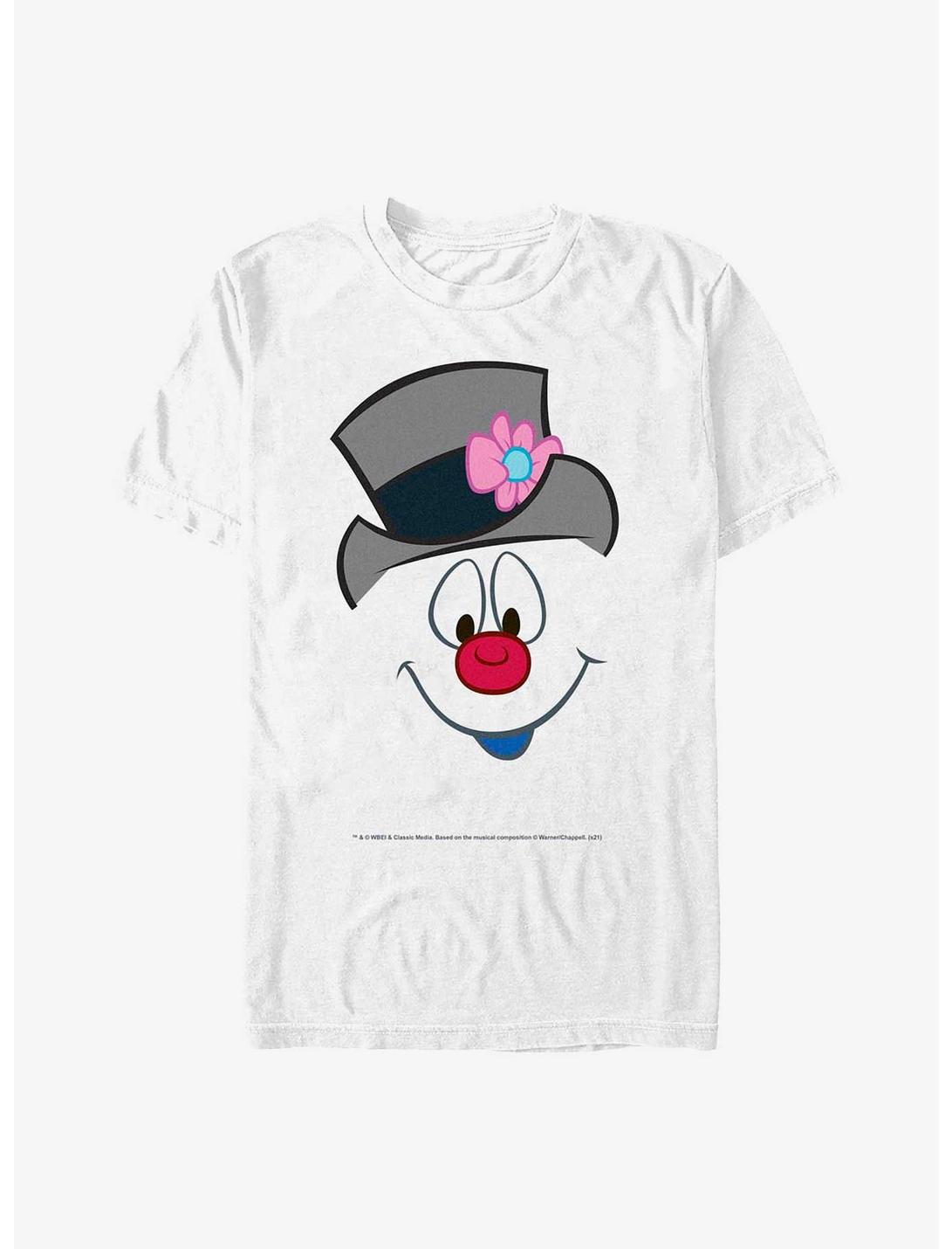 Frosty The Snowman Big Face T-Shirt, WHITE, hi-res