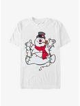 Frosty The Snowman Christmas Lights T-Shirt, WHITE, hi-res