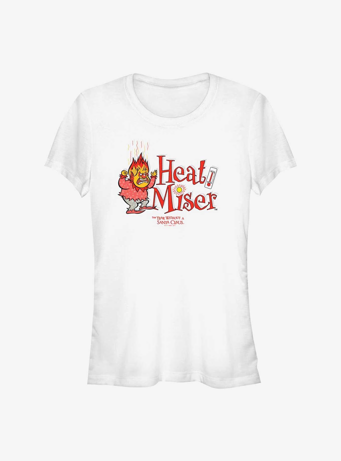 The Year Without A Santa Claus Heat Miser Logo Girls T-Shirt, WHITE, hi-res