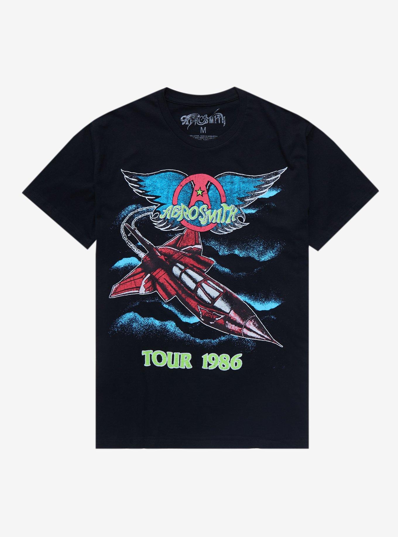 Aerosmith Tour 1986 T-Shirt, BLACK, hi-res