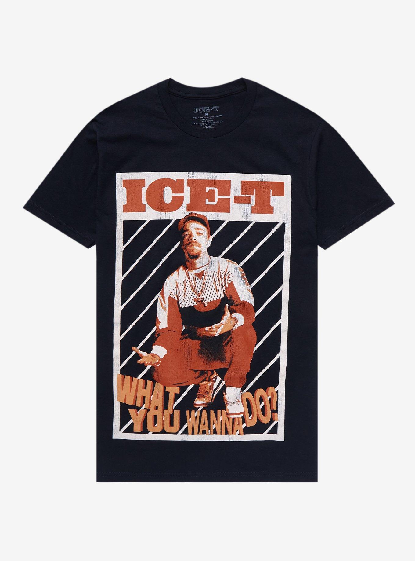 Ice-T What Ya Wanna Do? T-Shirt, BLACK, hi-res