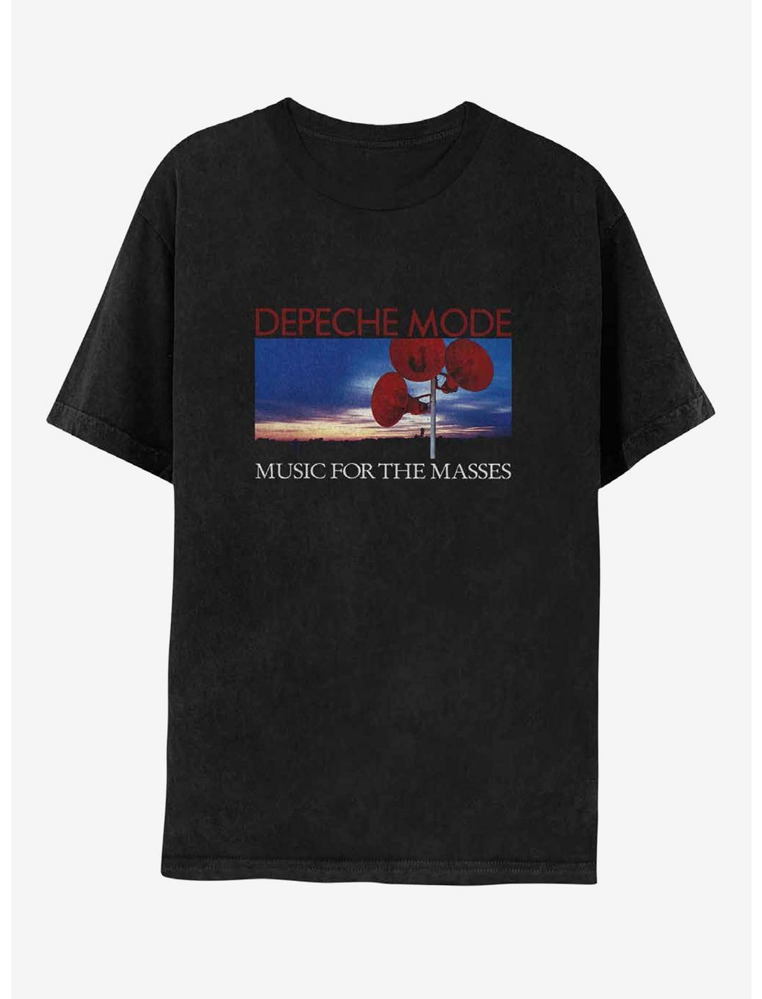 Depeche Mode Music For The Masses Album Art T-Shirt, BLACK, hi-res
