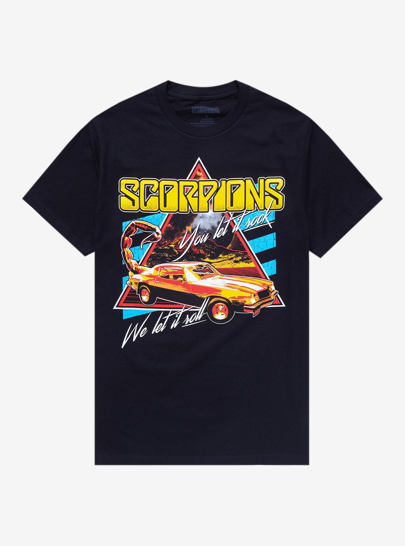 Scorpions We Let It Roll T-Shirt, BLACK, hi-res
