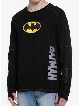 DC Comics The Flash Batman Zipper Long-Sleeve T-Shirt, , hi-res