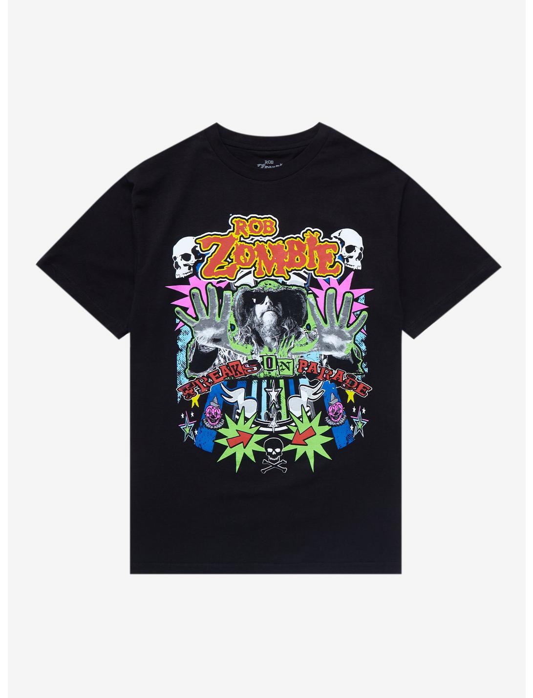 Rob Zombie Freaks On Parade T-Shirt, BLACK, hi-res