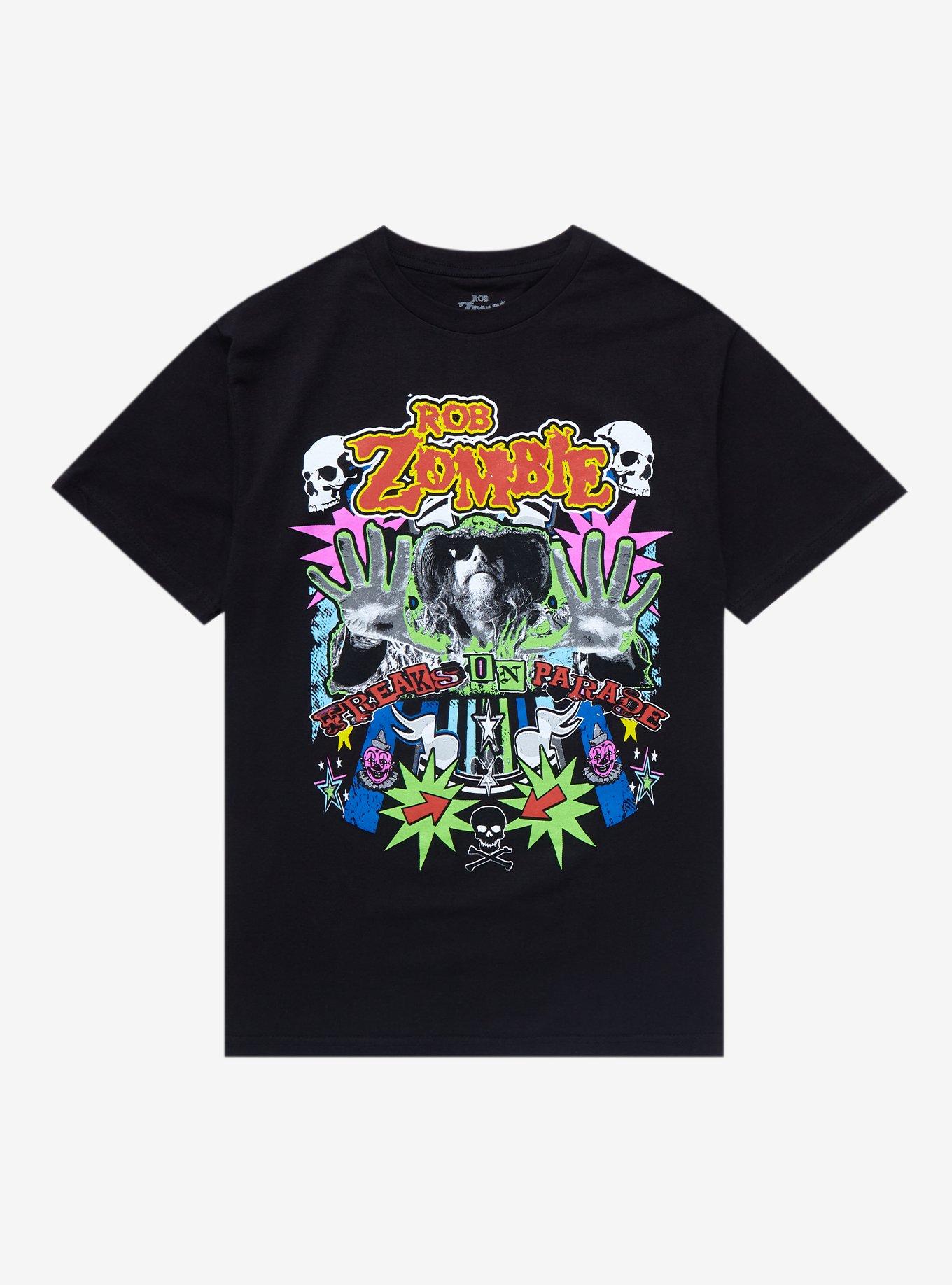 Rob Zombie Freaks On Parade T-Shirt, BLACK, hi-res