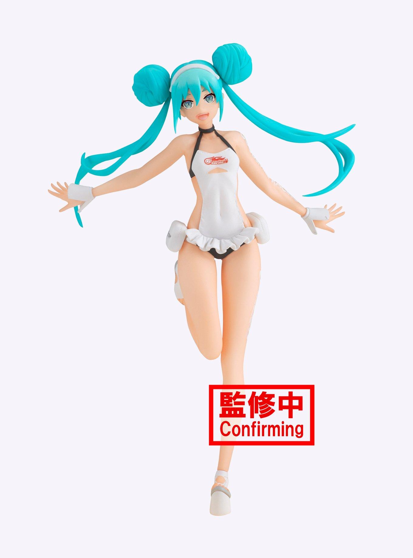 Banpresto Hatsune Miku Racing Miku 2022 Tropical Maid Ver. Figure, , hi-res