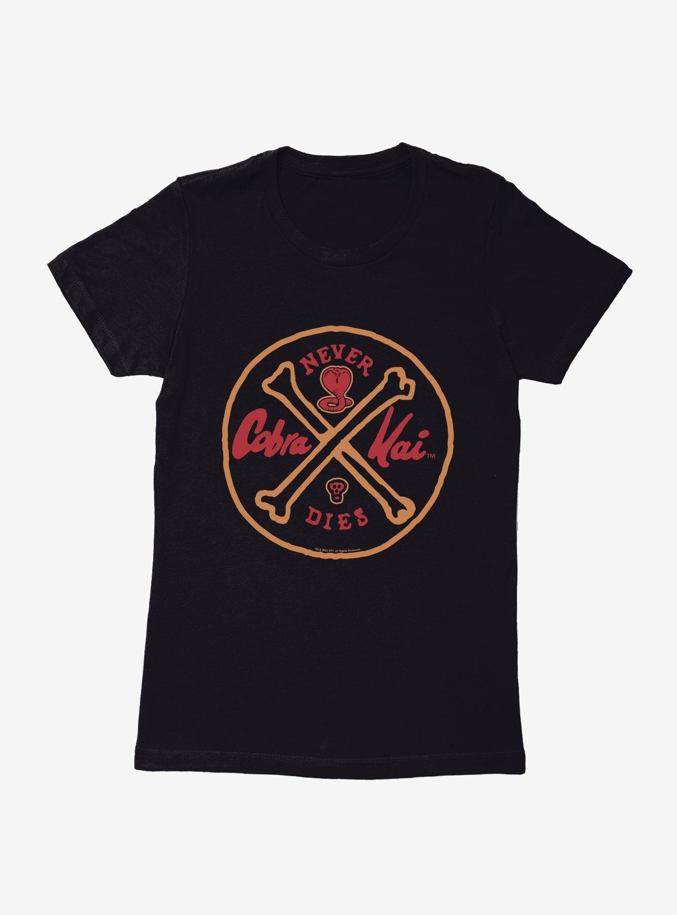 Cobra Kai Never Dies Doodle Womens T-Shirt, , hi-res