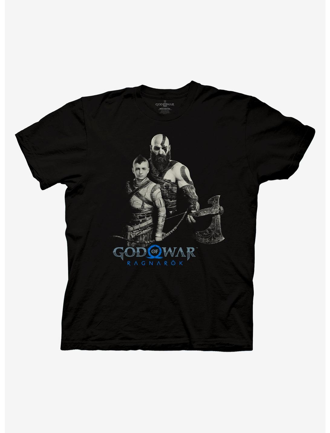 God Of War Ragnarök Kratos & Atreus T-Shirt, BLACK, hi-res