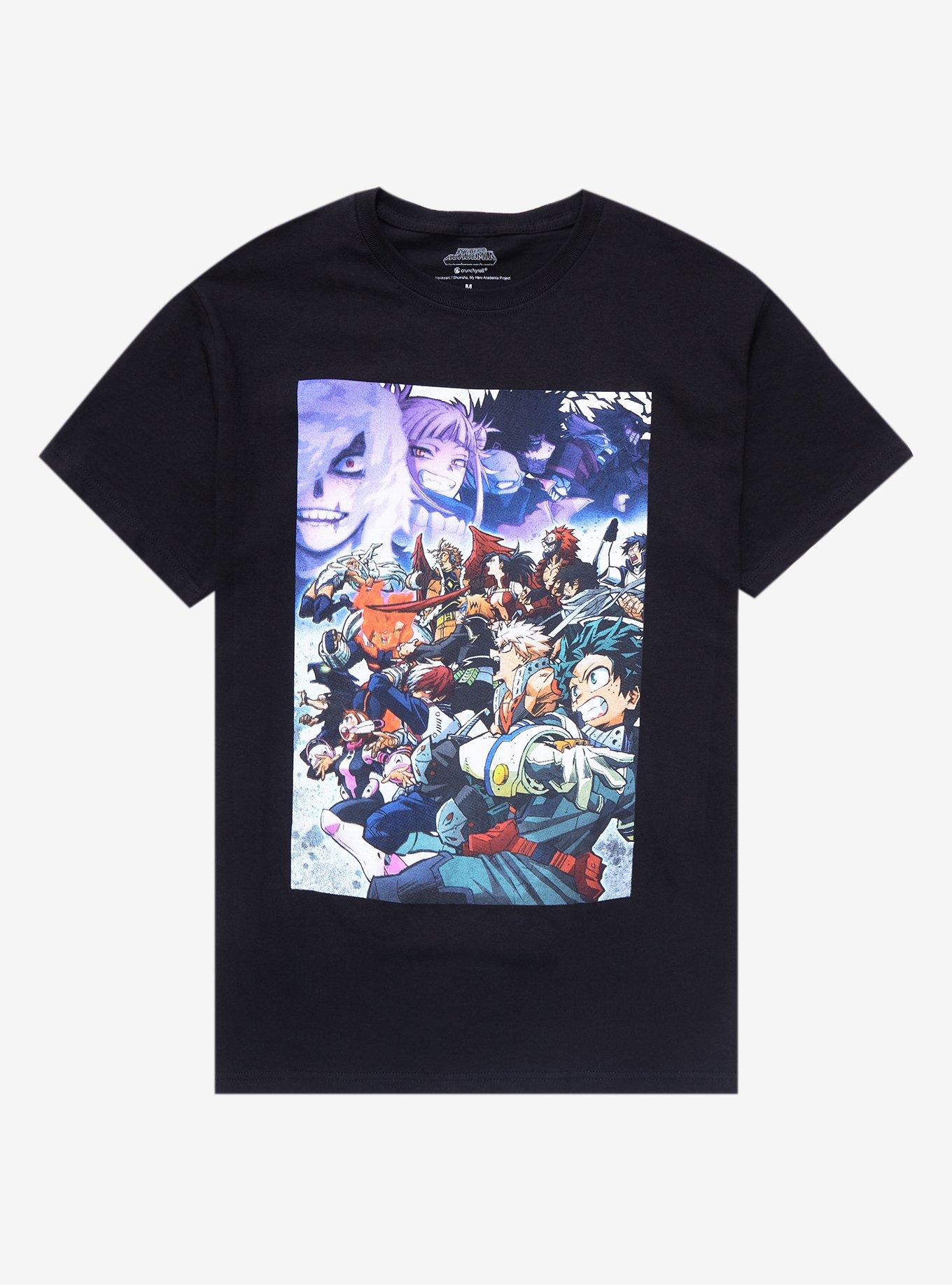 My Hero Academia Season 6 Poster T-Shirt, BLACK, hi-res