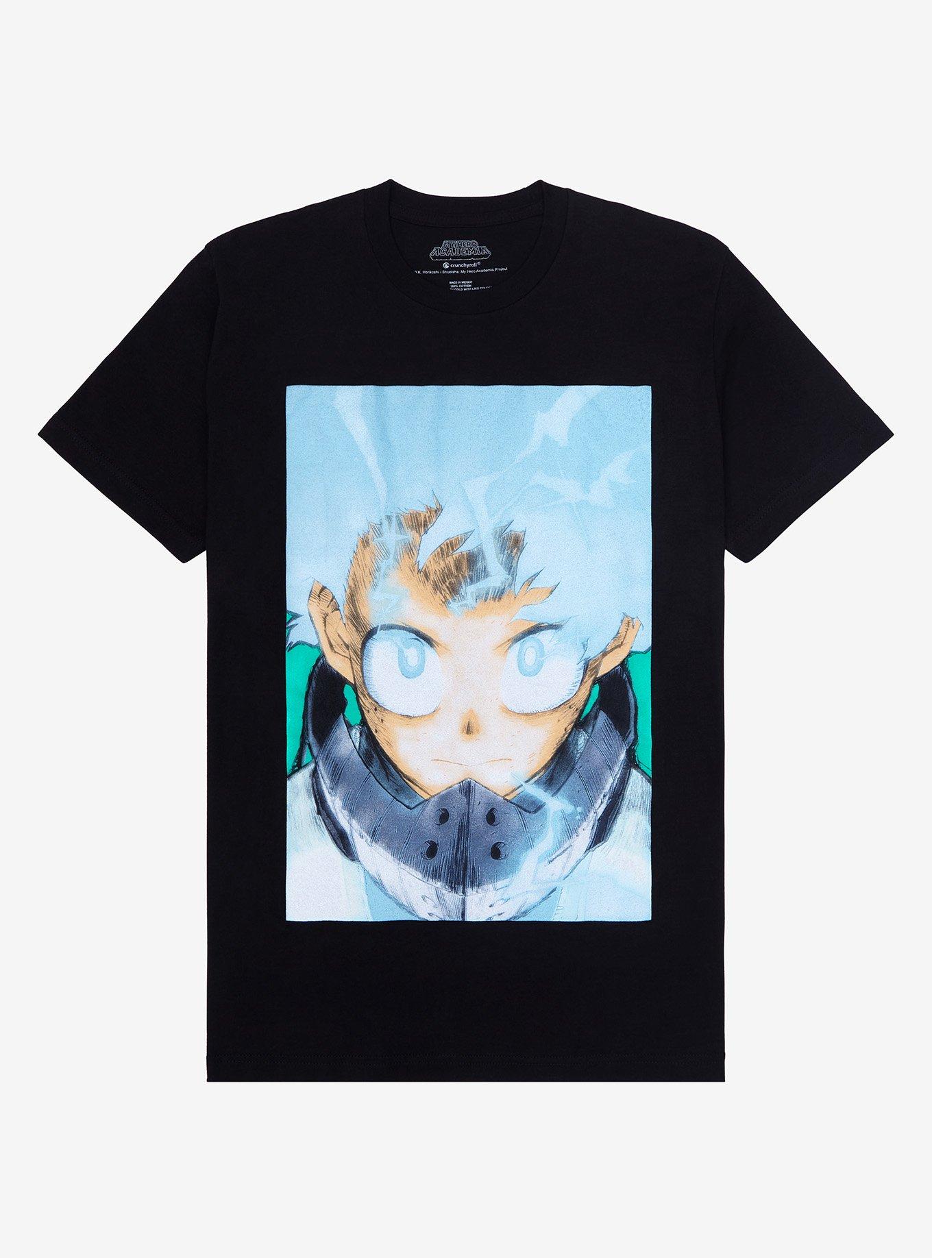 My Hero Academia Powered Up Deku T-Shirt, BLACK, hi-res