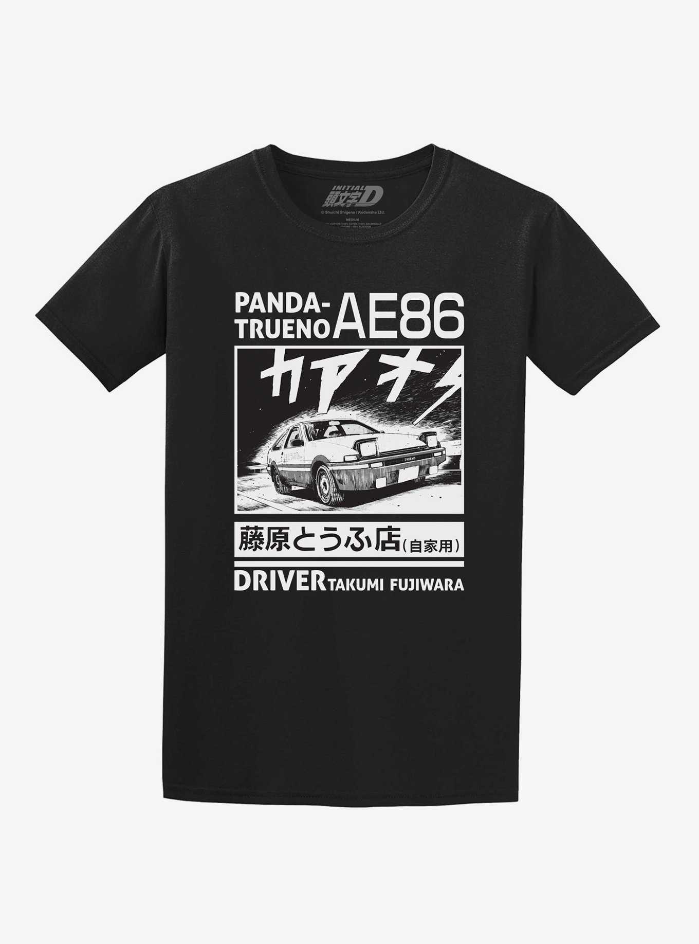 Initial D Panda Trueno Double-Sided T-Shirt, , hi-res