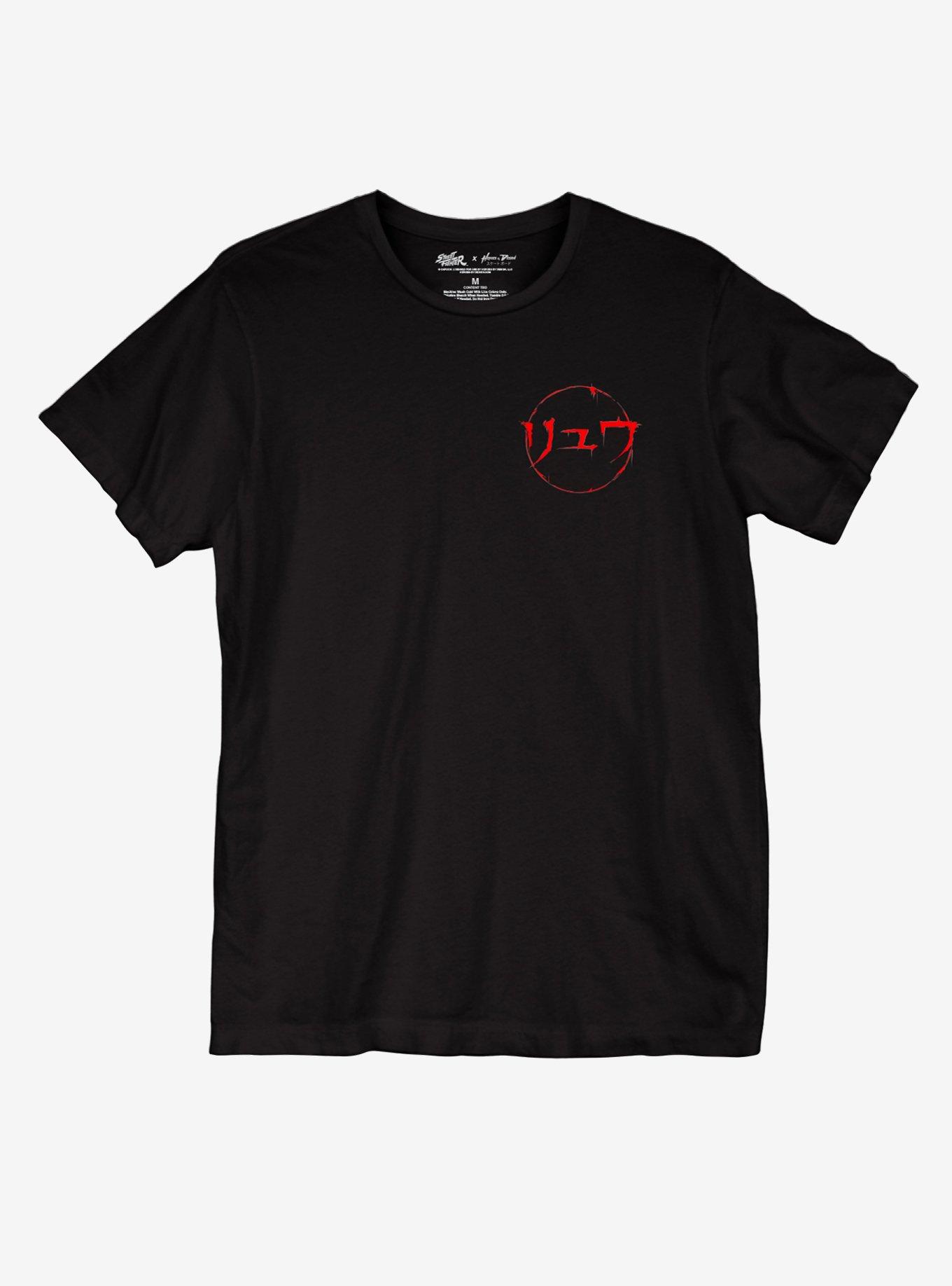 Street Fighter Ryu T-Shirt, BLACK, hi-res