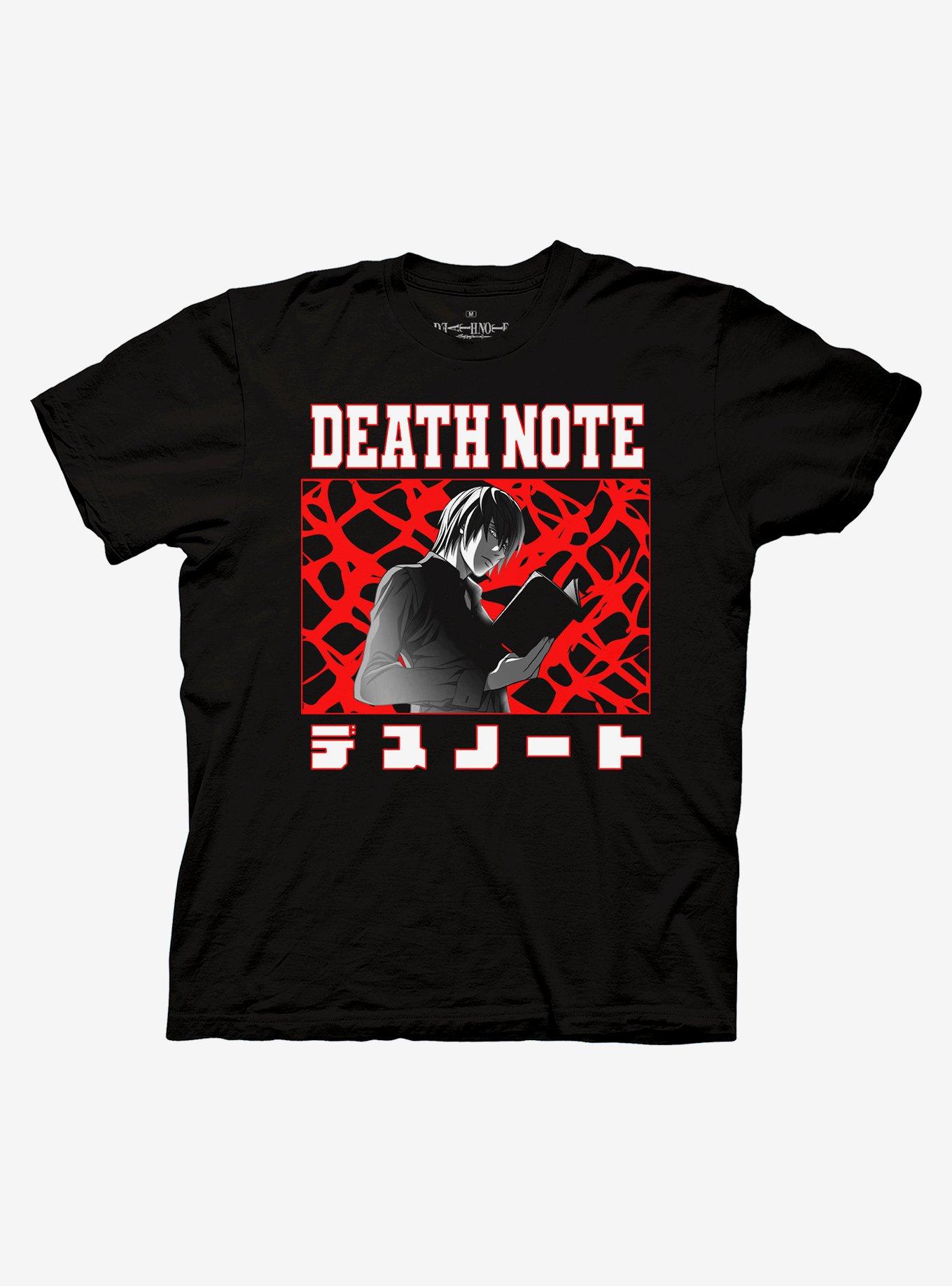 Death Note Light Quote Double-Sided T-Shirt, BLACK, hi-res
