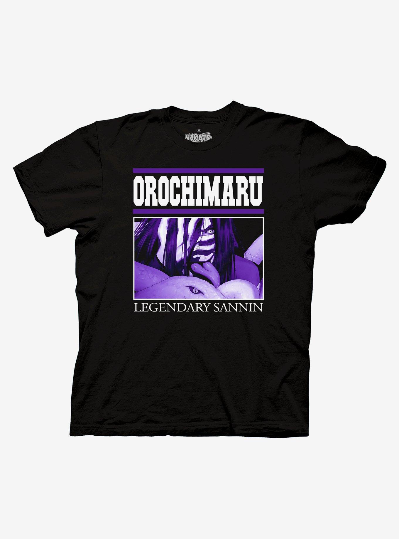 Naruto Shippuden Orochimaru Double-Sided T-Shirt, BLACK, hi-res