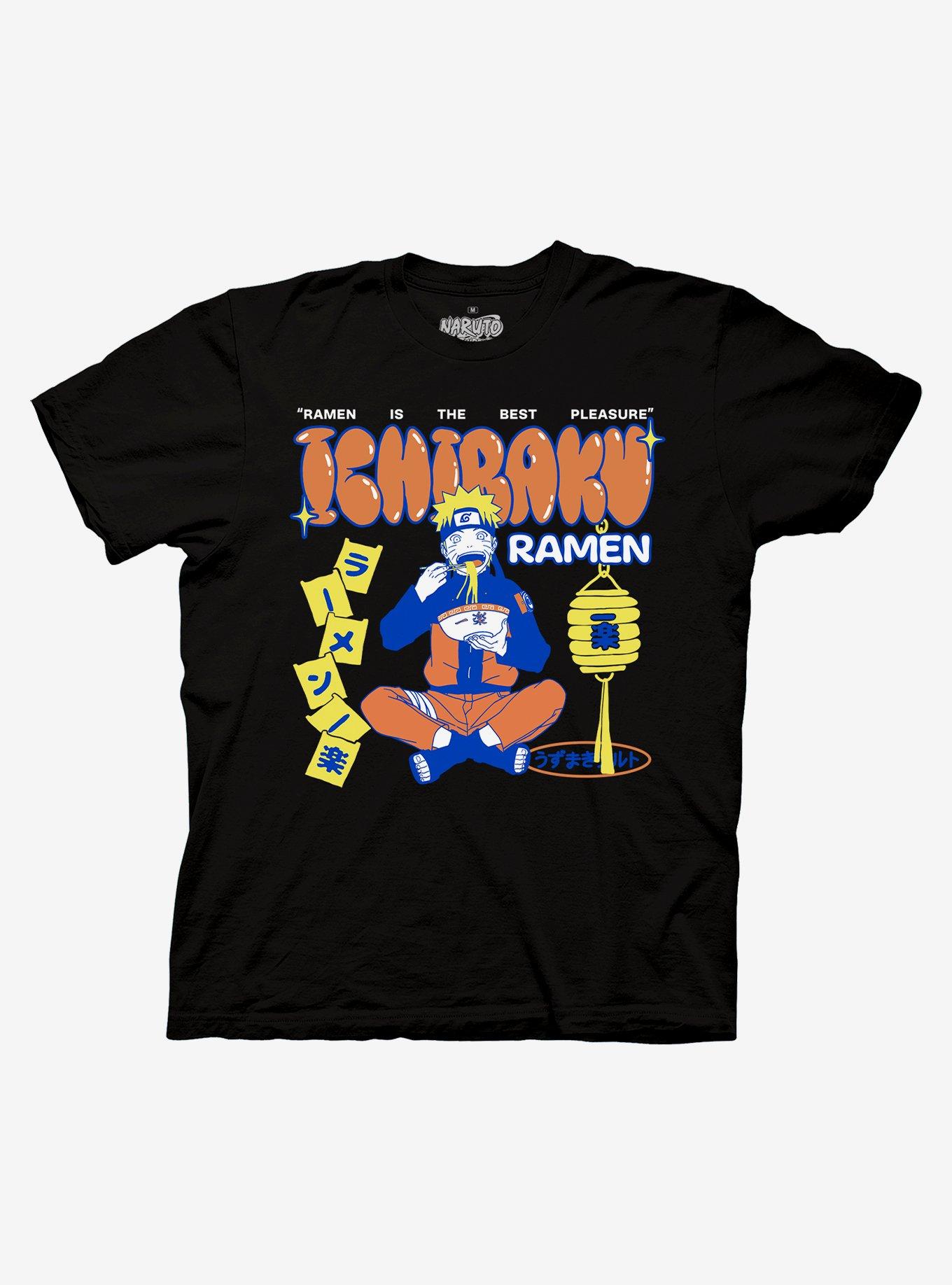 Naruto Shippuden Ichiraku Ramen Bubble Font T-Shirt, , hi-res