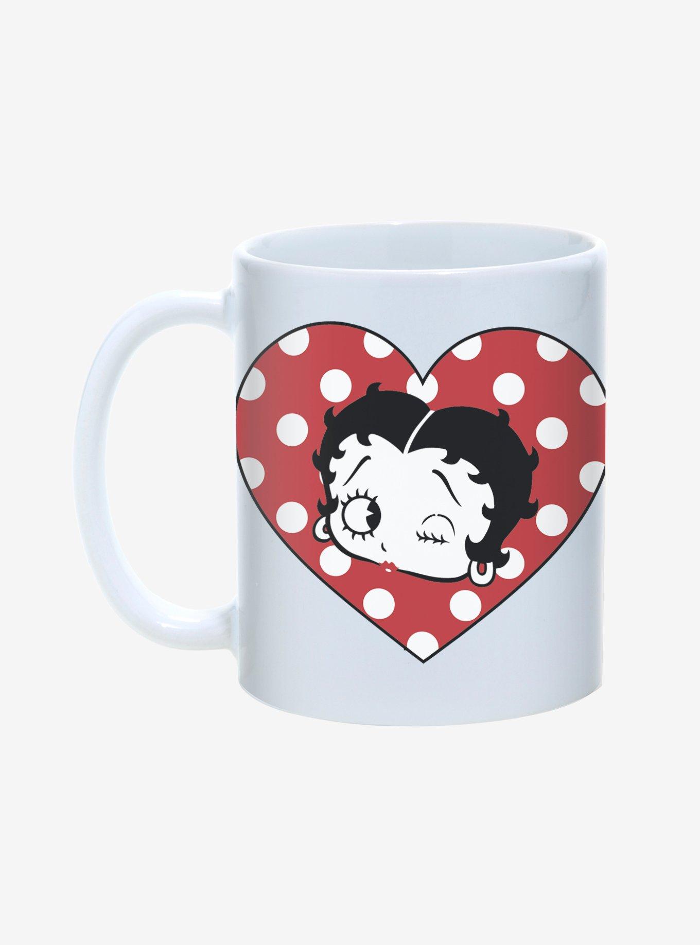 Betty Boop Heart Mug 11oz, , hi-res