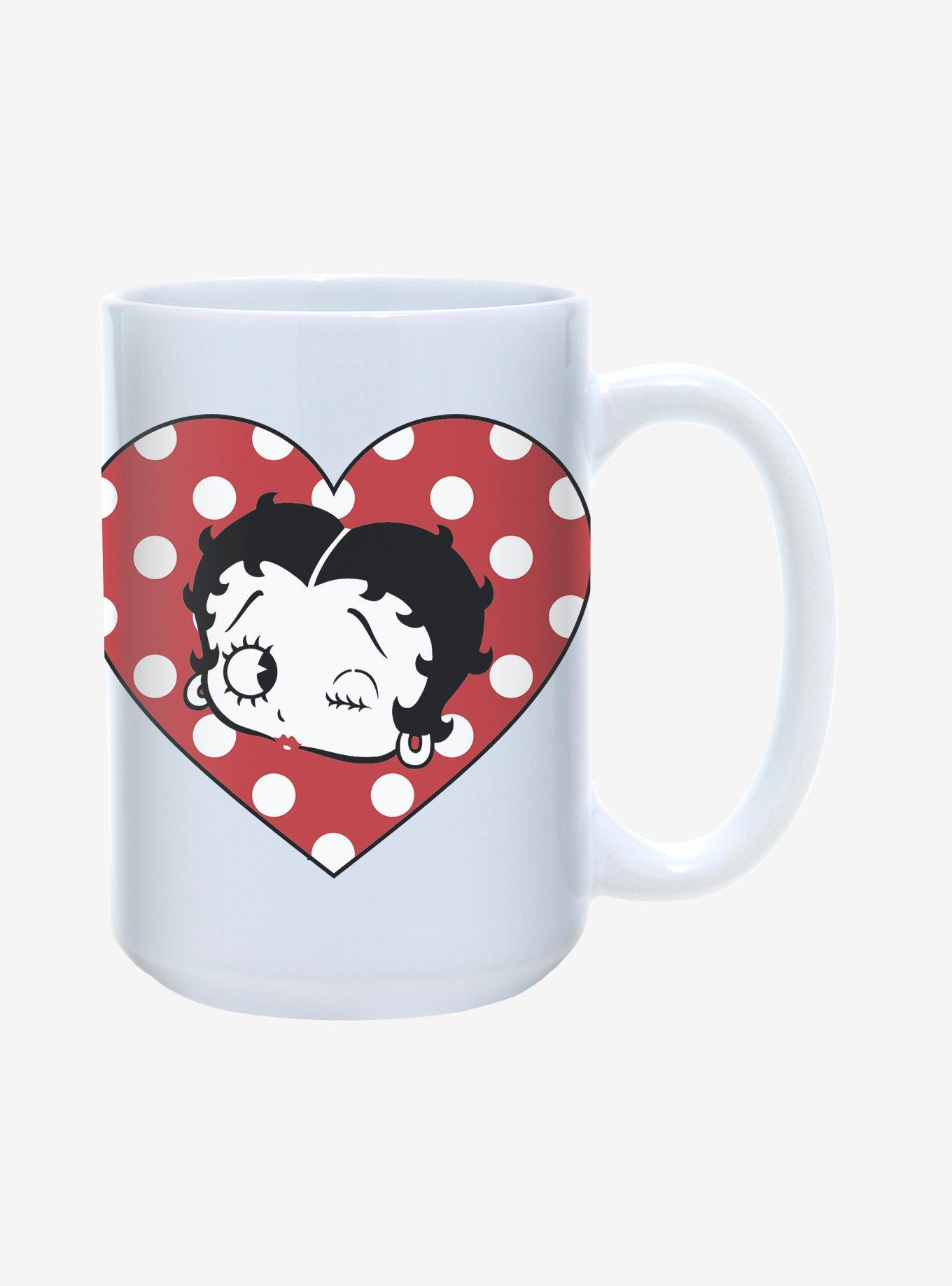 Betty Boop Heart Mug 15oz, , hi-res