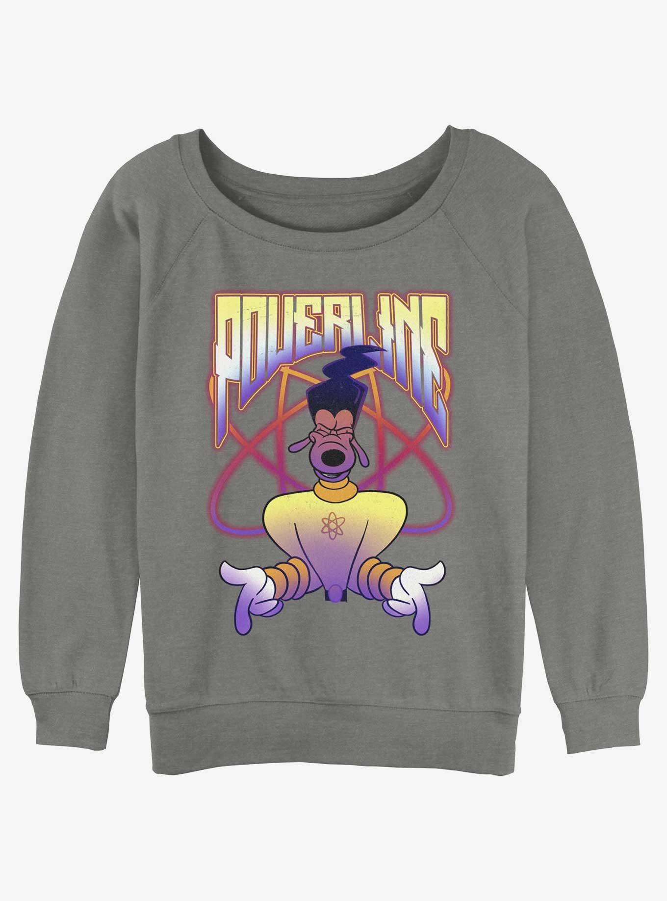 Disney Goofy Powerline Jam Girls Slouchy Sweatshirt, , hi-res