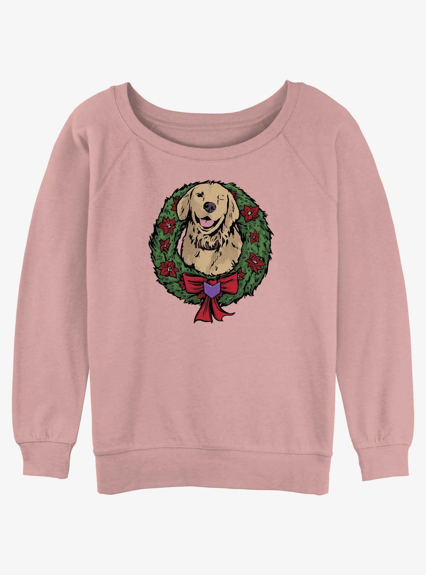 Marvel Hawkeye Lucky Wreath Girls Slouchy Sweatshirt, , hi-res