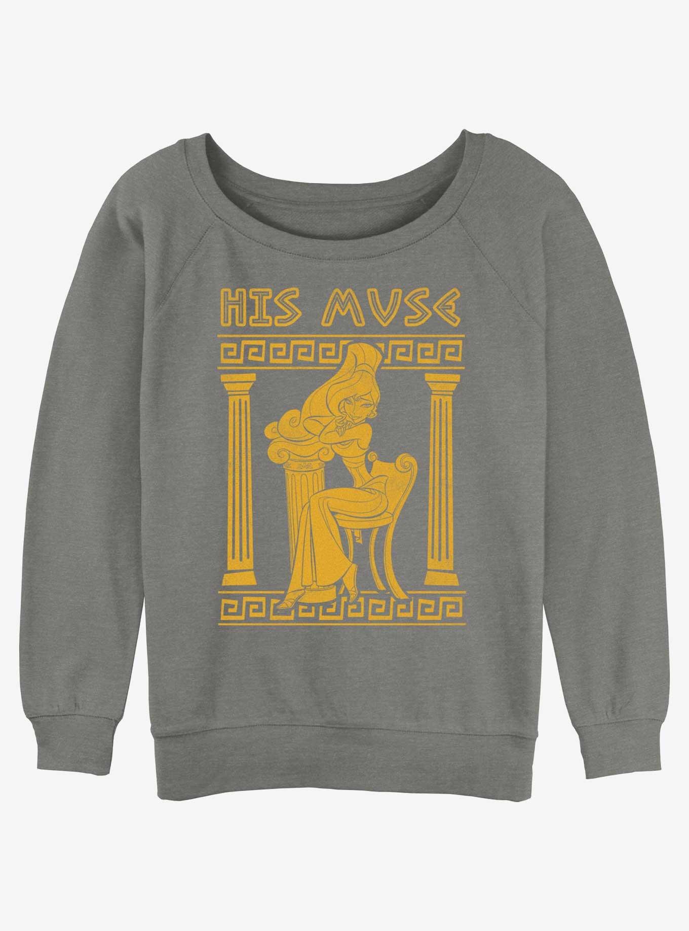 Disney Hercules His Muse Meg Girls Slouchy Sweatshirt, , hi-res