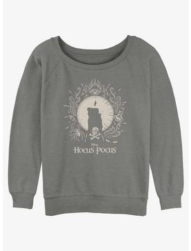 Plus Size Disney Hocus Pocus Black Flame Girls Slouchy Sweatshirt, , hi-res