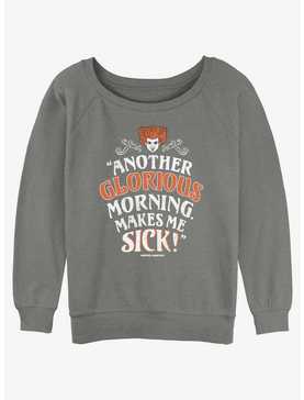 Disney Hocus Pocus Winnie Another Glorious Morning Girls Slouchy Sweatshirt, , hi-res