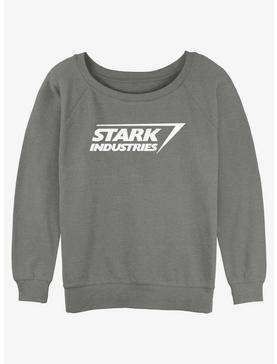 Marvel Iron Man Stark Industries Logo Girls Slouchy Sweatshirt, , hi-res