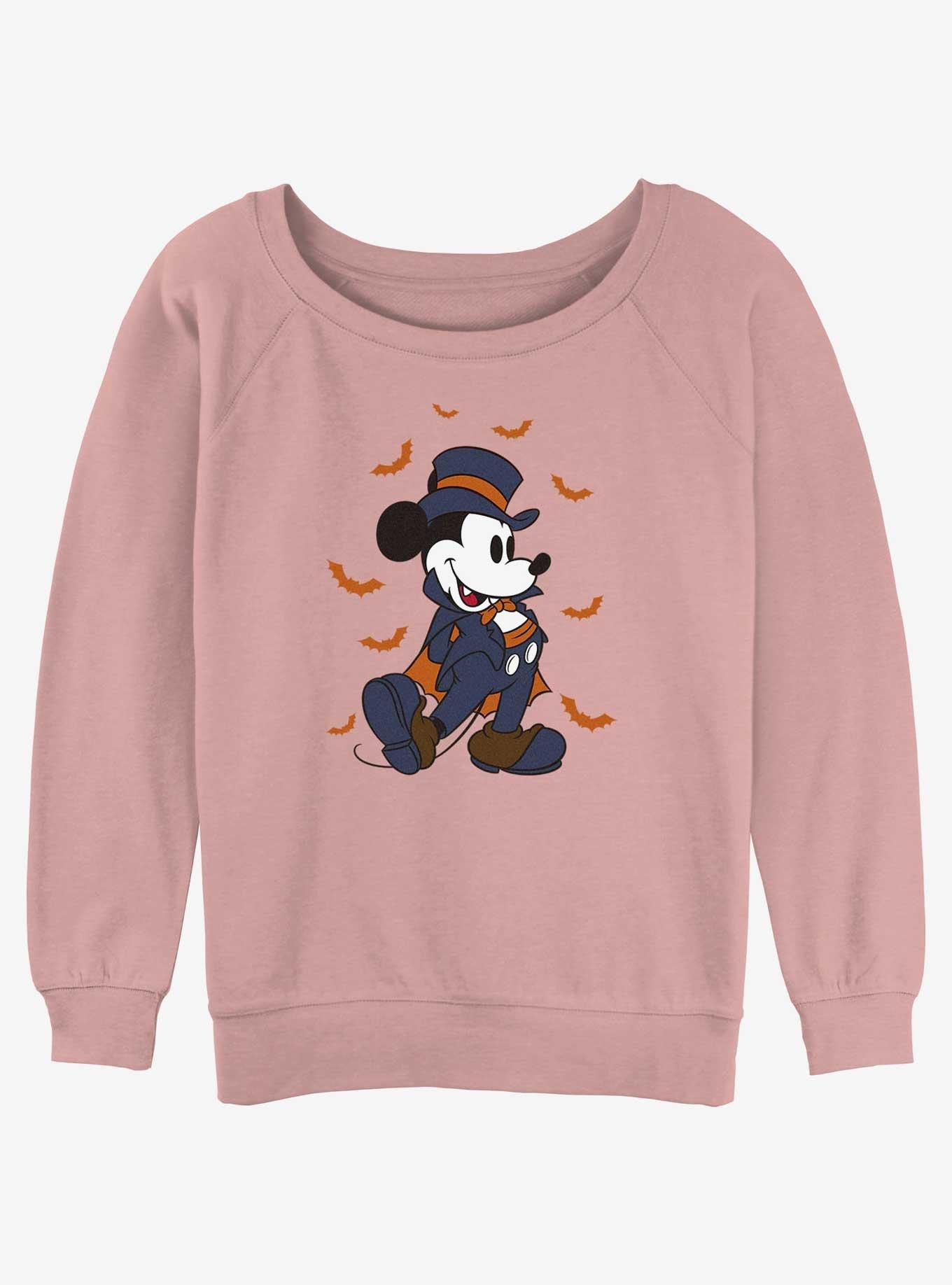 Disney Mickey Mouse Vampire Girls Slouchy Sweatshirt
