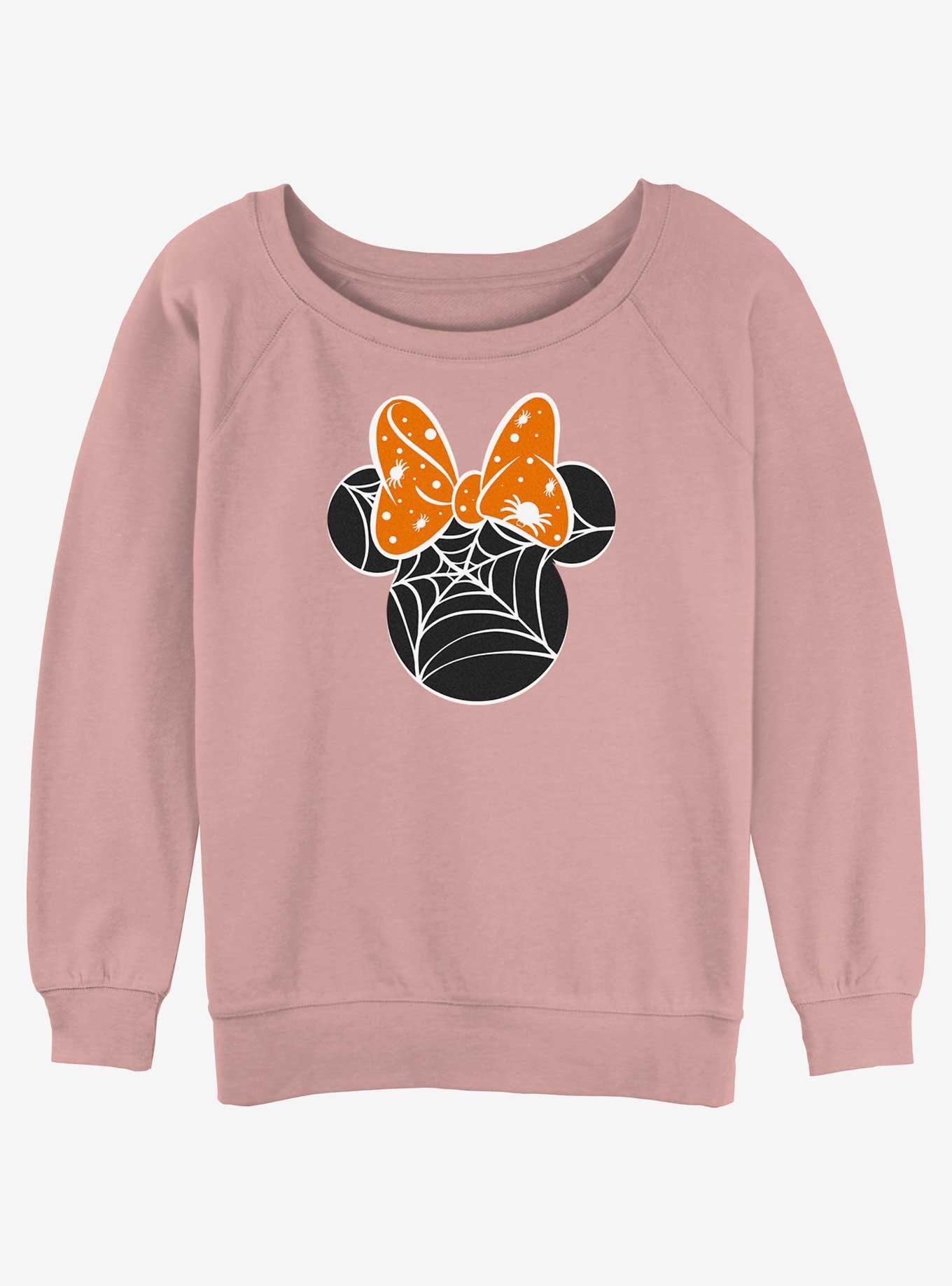 Disney Minnie Mouse Web Ears Girls Slouchy Sweatshirt