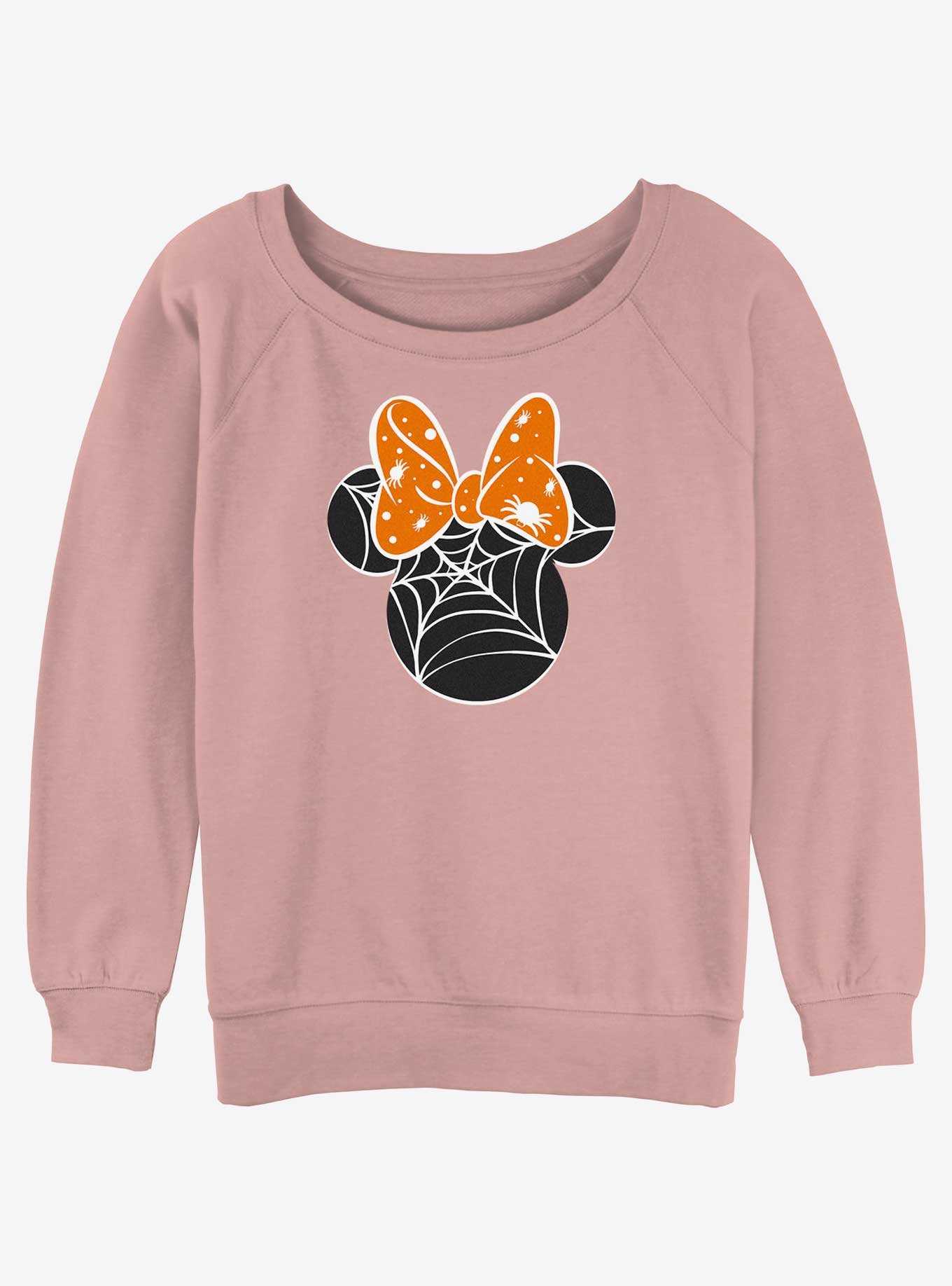 Disney Minnie Mouse Web Ears Girls Slouchy Sweatshirt, , hi-res