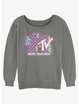 MTV Creature Logo Girls Slouchy Sweatshirt, , hi-res