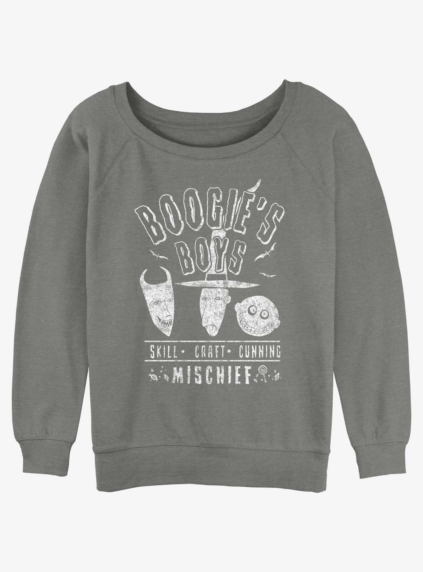 The Nightmare Before Christmas Boogie's Boys Girls Slouchy Sweatshirt, , hi-res