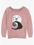 Disney The Nightmare Before Christmas Meant To Be Jack and Sally Girls Slouchy Sweatshirt, DESERTPNK, hi-res