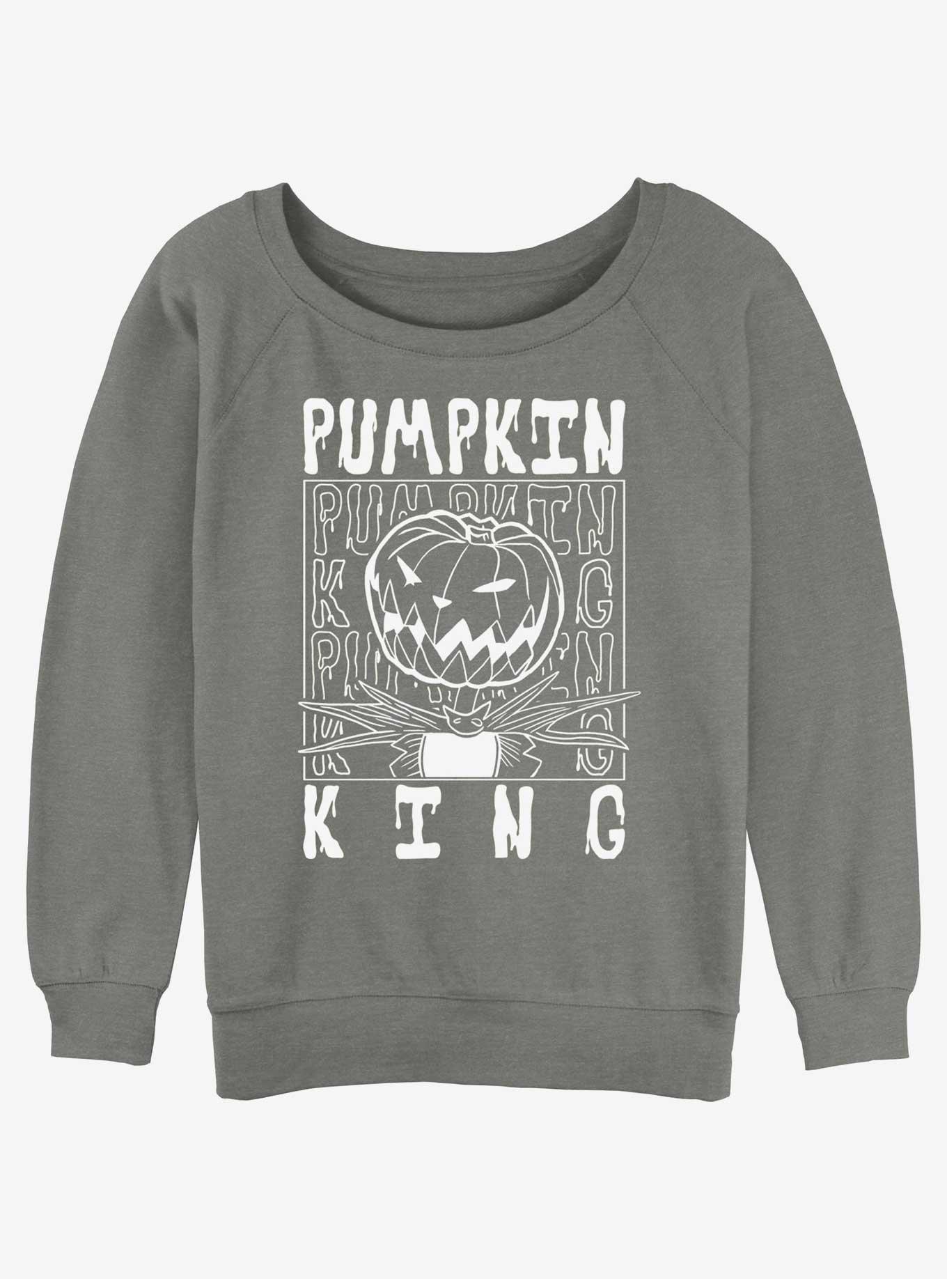 Disney The Nightmare Before Christmas Jack Pumpkin King Girls Slouchy Sweatshirt, , hi-res