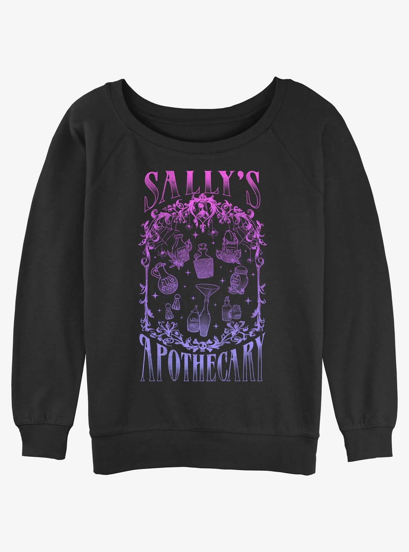 Disney The Nightmare Before Christmas Sally's Apothecary Girls Slouchy Sweatshirt, BLACK, hi-res