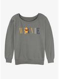 Disney Winnie The Pooh Fashion Girls Slouchy Sweatshirt, GRAY HTR, hi-res
