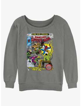 Marvel Spider-Man Sinister Six Comic Girls Slouchy Sweatshirt, , hi-res