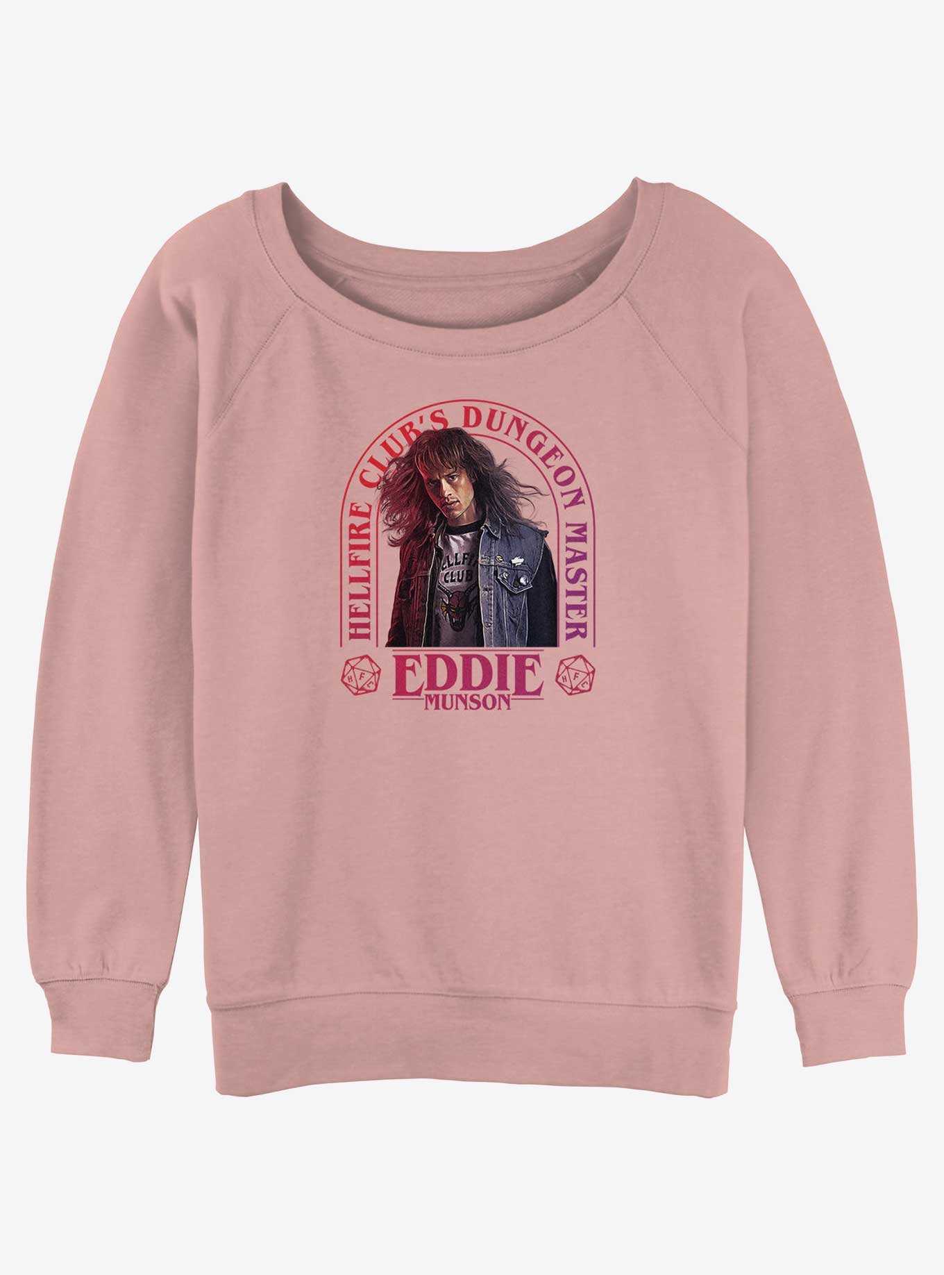 Stranger Things Dungeon Master Eddie Girls Slouchy Sweatshirt, , hi-res