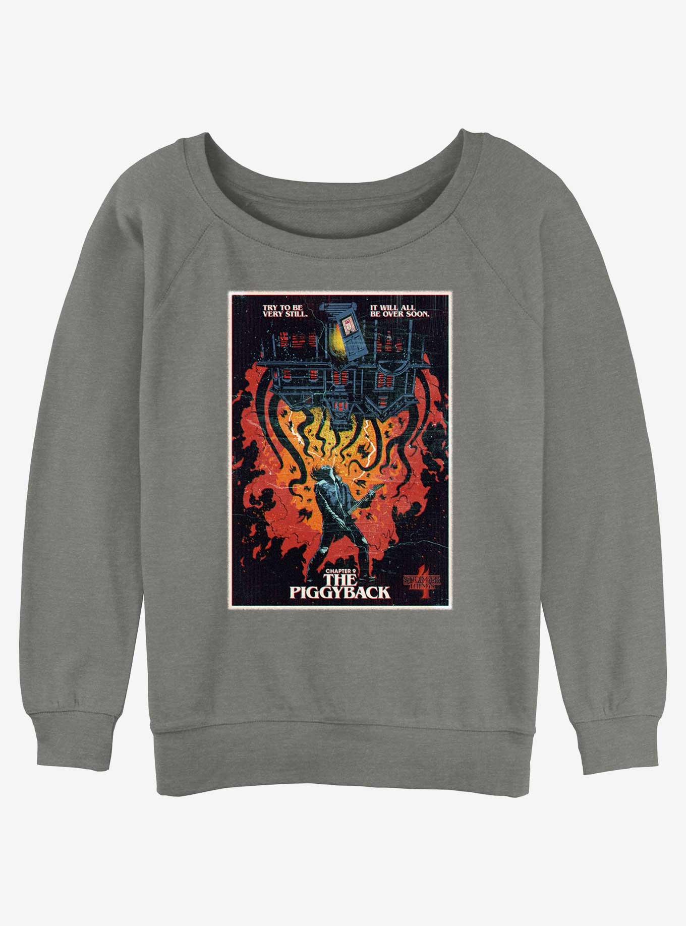 Stranger Things x Butcher Billy The Piggyback Girls Slouchy Sweatshirt, , hi-res