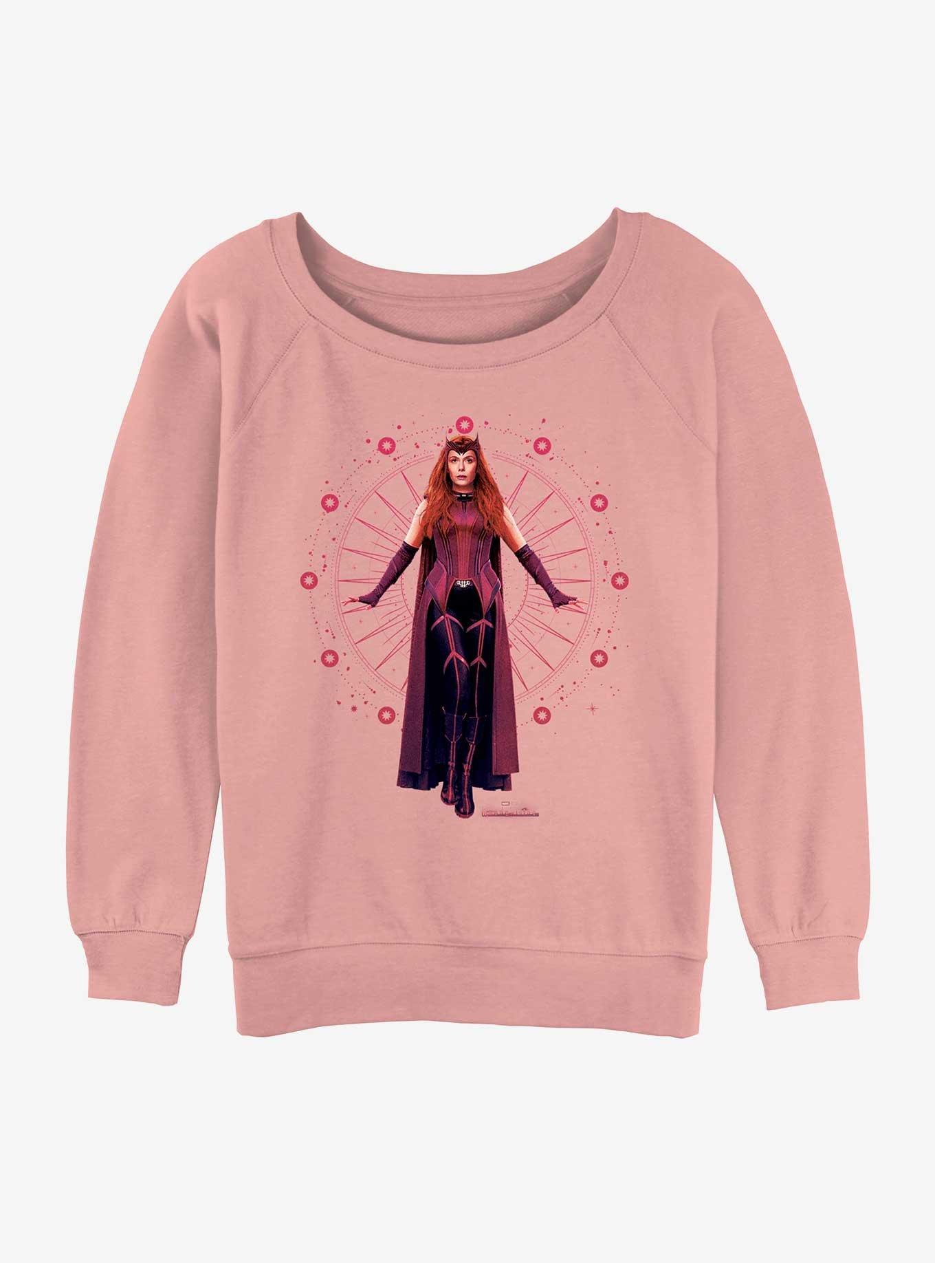 Disney WandaVision Scarlet Witch Girls Slouchy Sweatshirt, , hi-res
