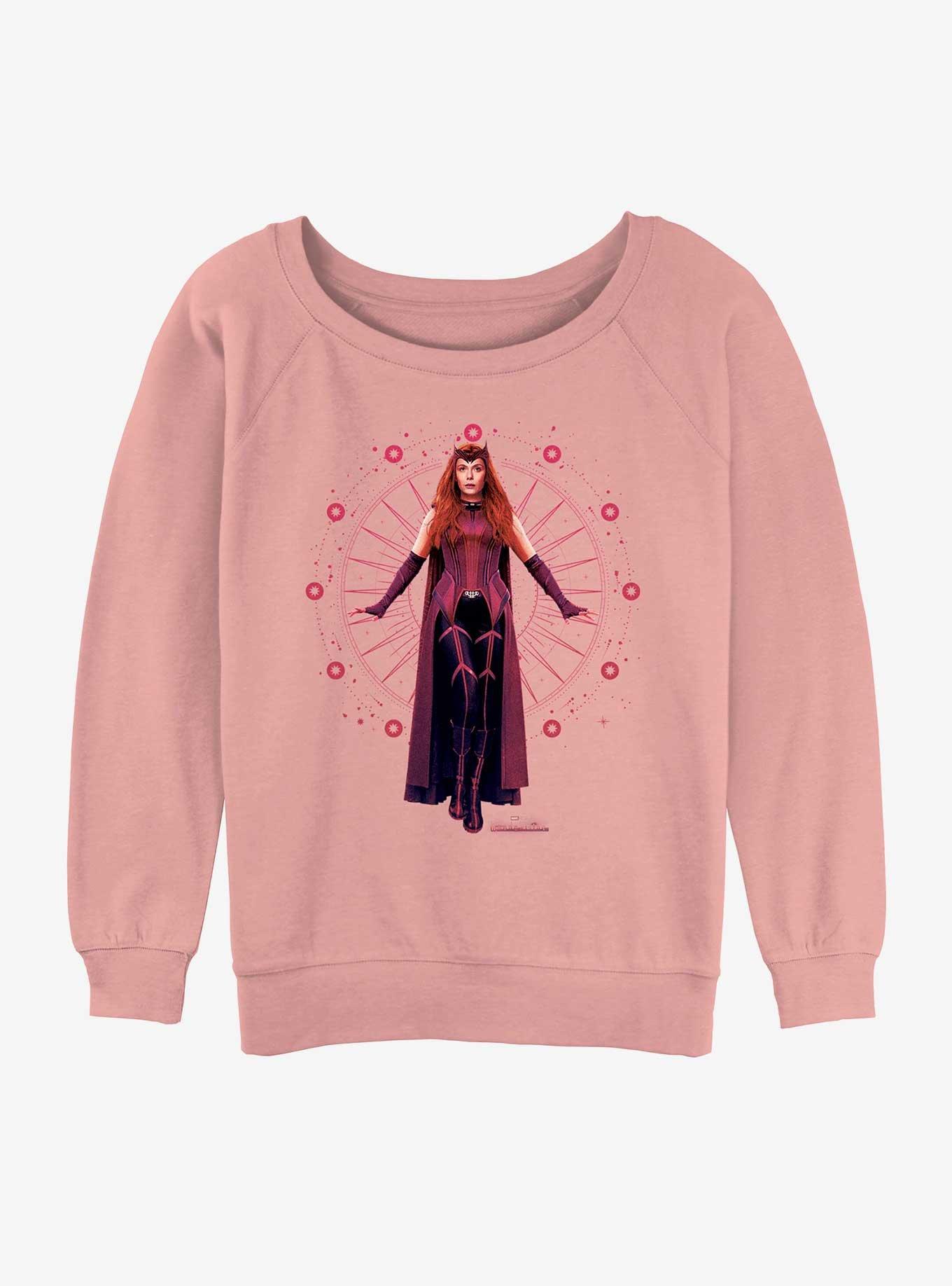 Disney WandaVision Scarlet Witch Girls Slouchy Sweatshirt, , hi-res